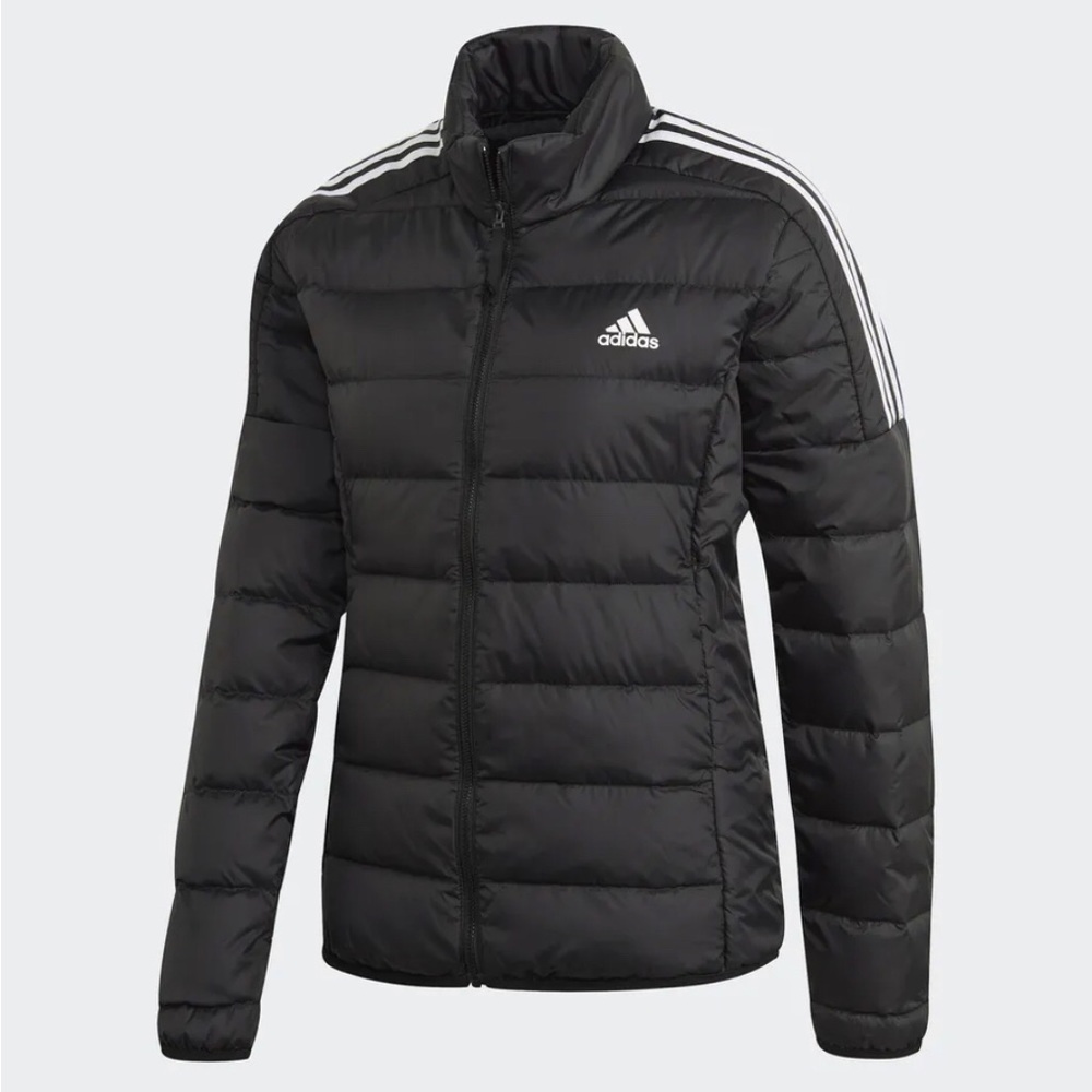 New Adidas Essential 3stripe Down jacket
